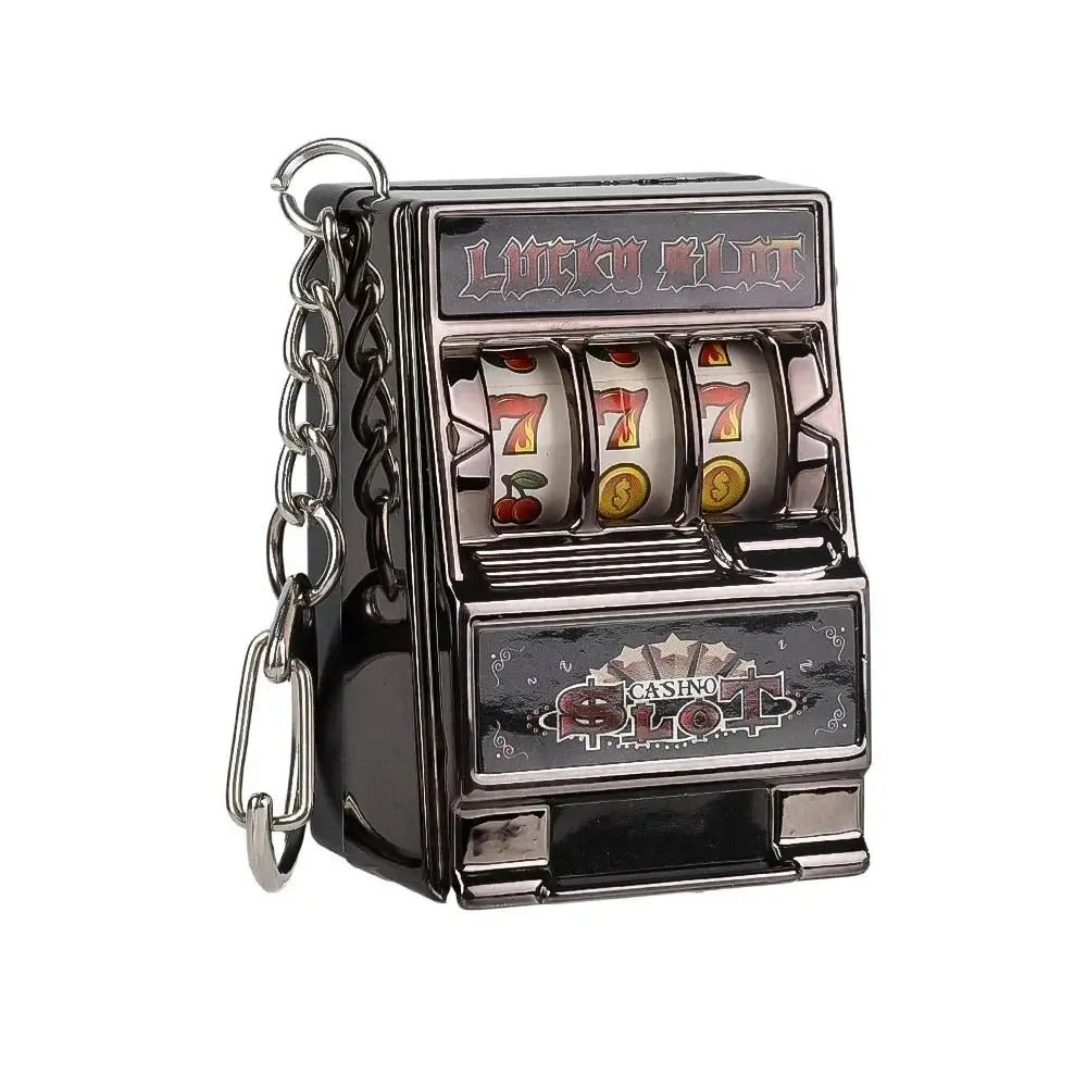 Mini Slot Machine Keychain – Lucky Spin Gadget